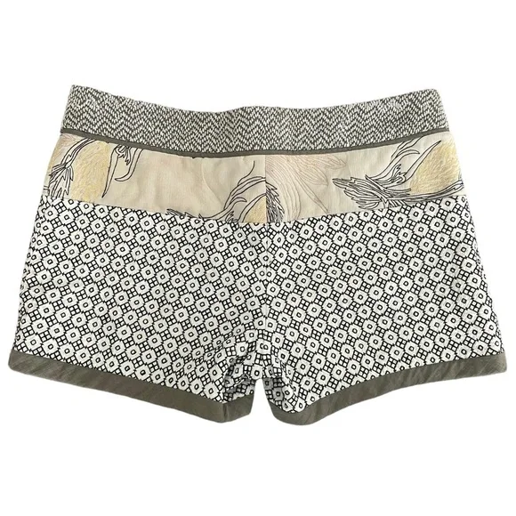 Tory Burch Ninian Embroidered Shorts Size 10 - Picture 3 of 12